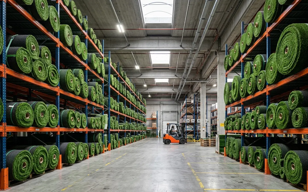 Entrepôt GreenTurf — Stock +65 000 m² à Salindres